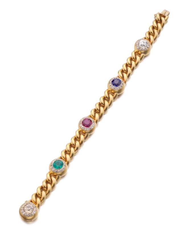A diamond and gem-set bracelet, by Köchert