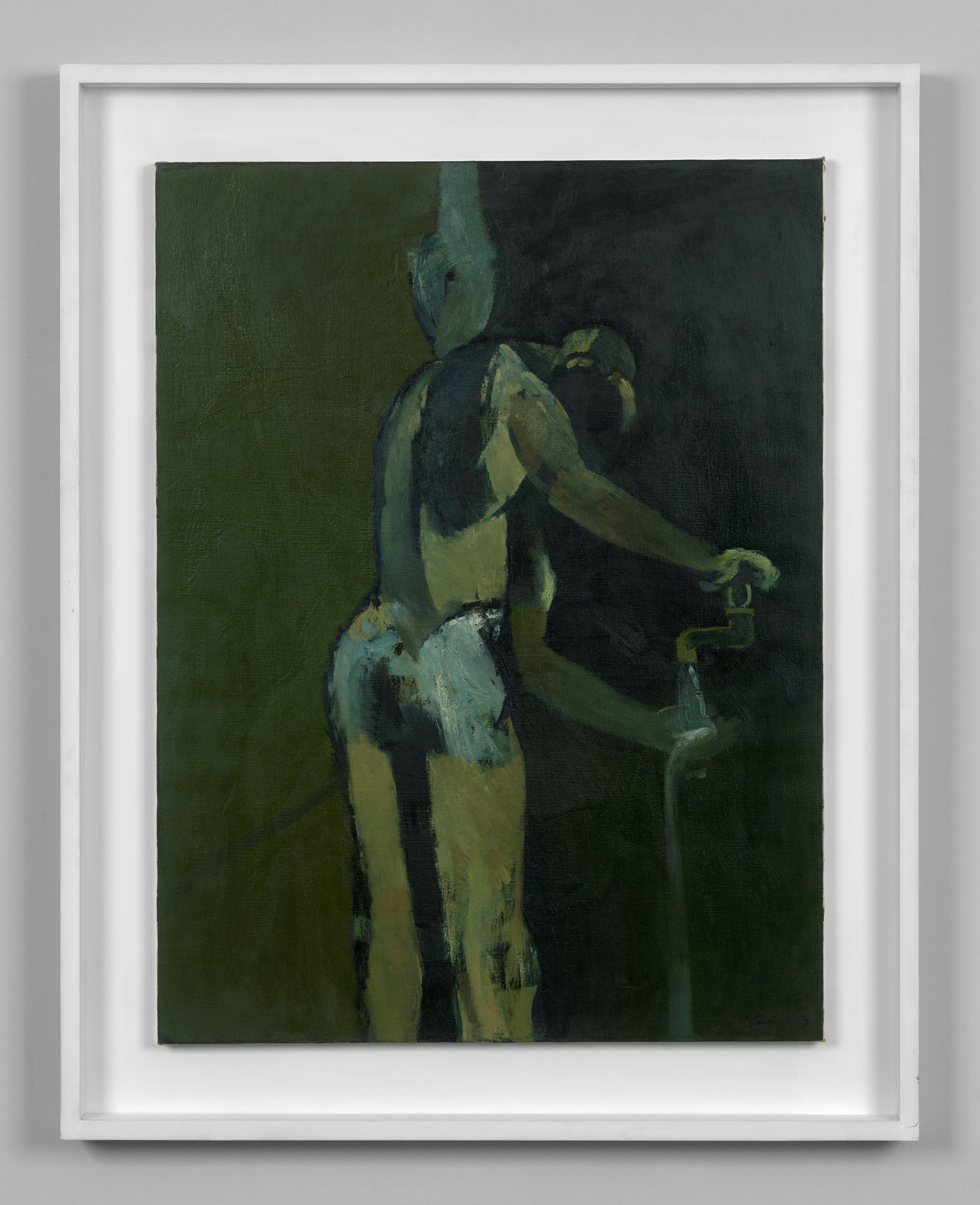 Nude Washing at a Tap