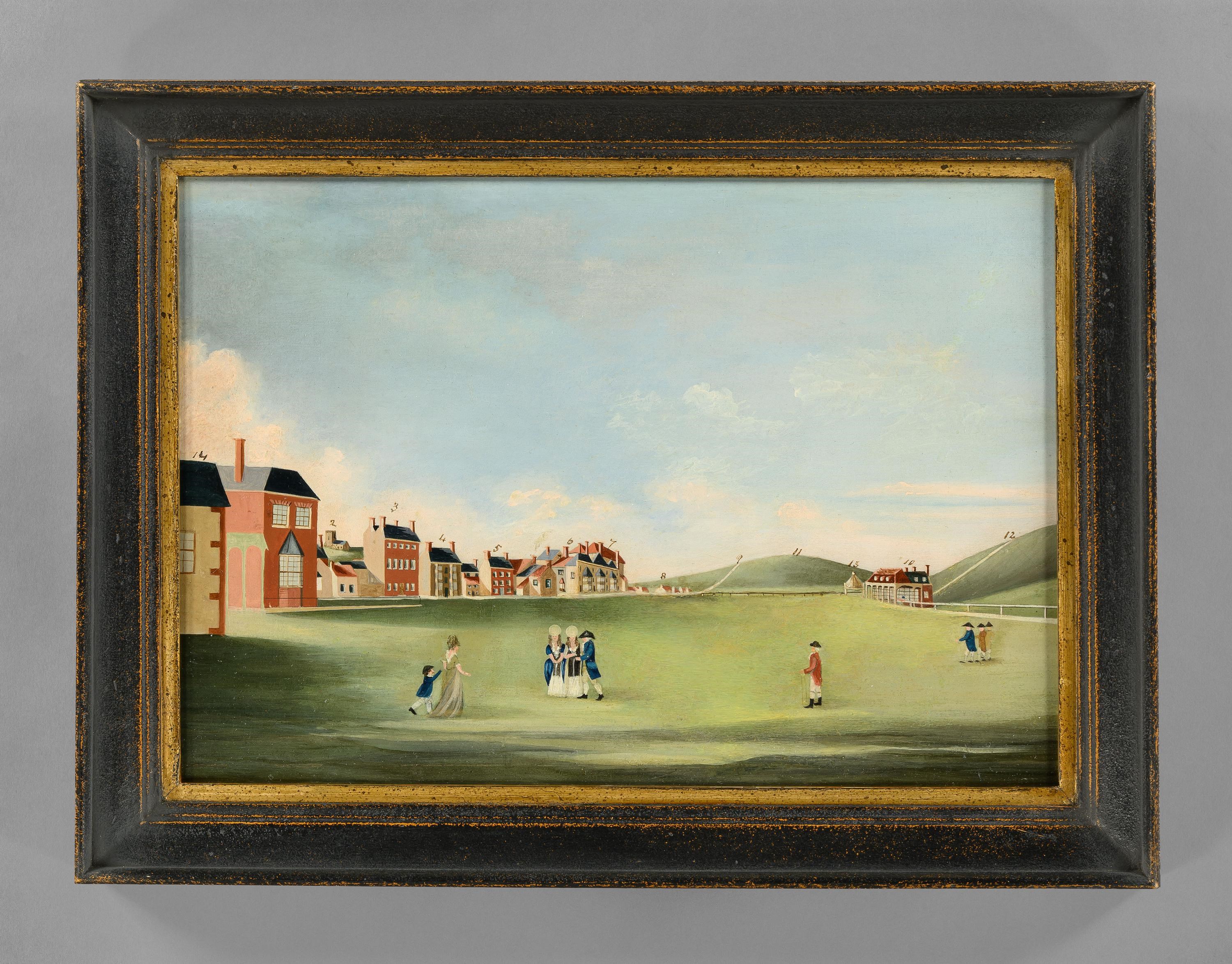 Interesting Early Naïve School Landscape Study of Old Steyne, Brighton