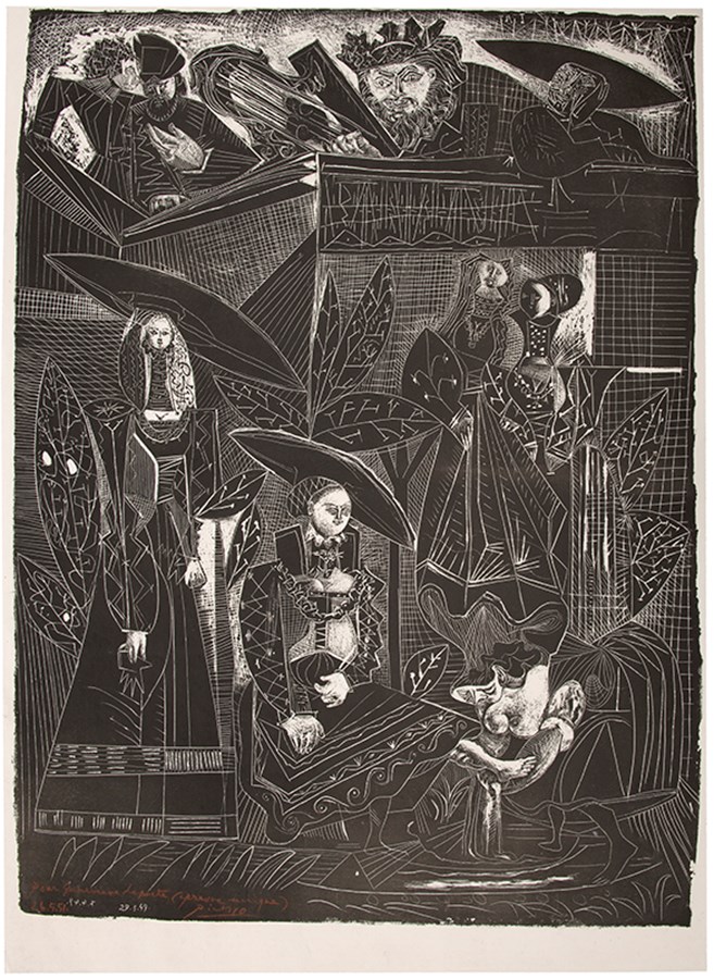 David et Bethsabée (d’après Cranach)