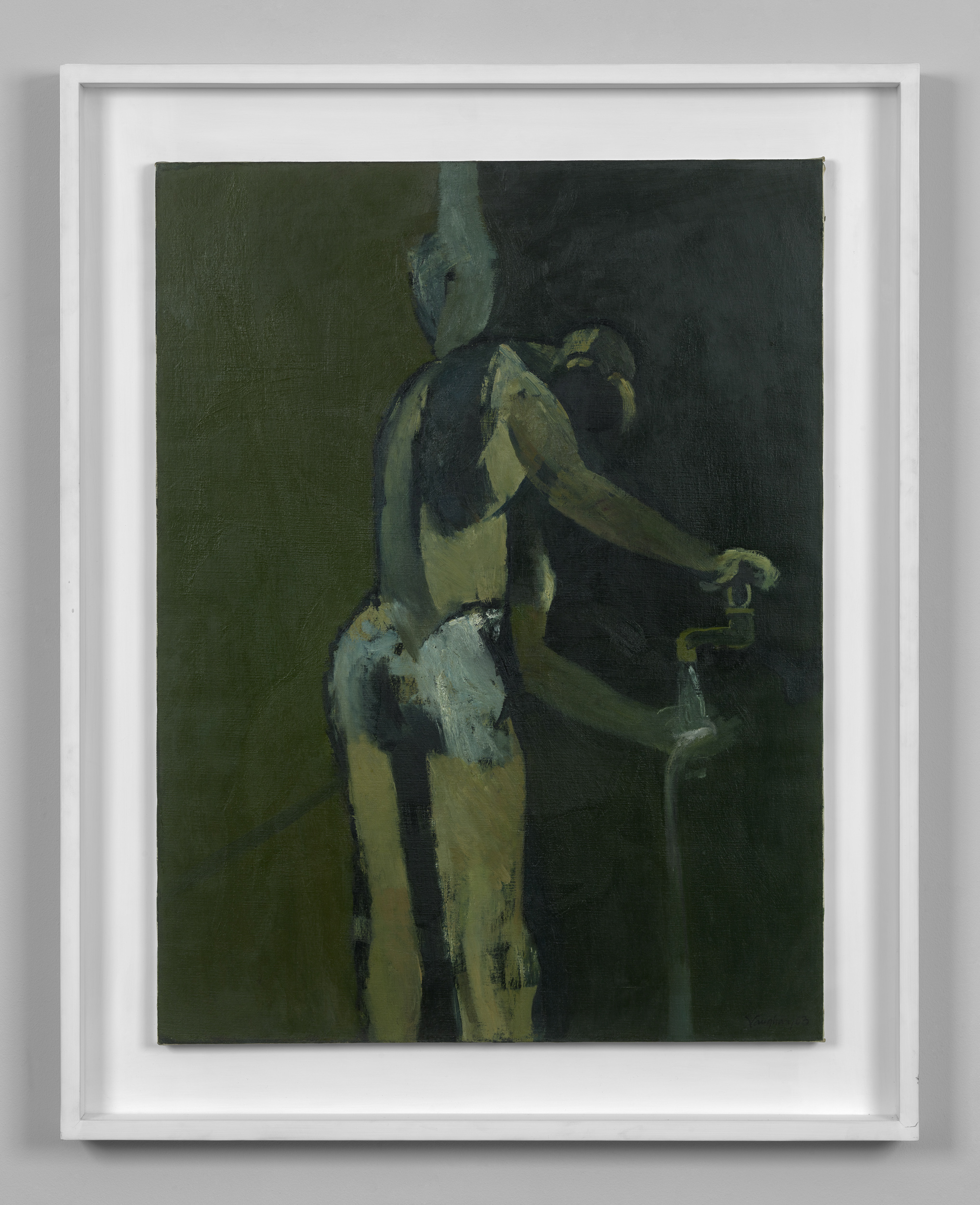 Nude Washing at a Tap