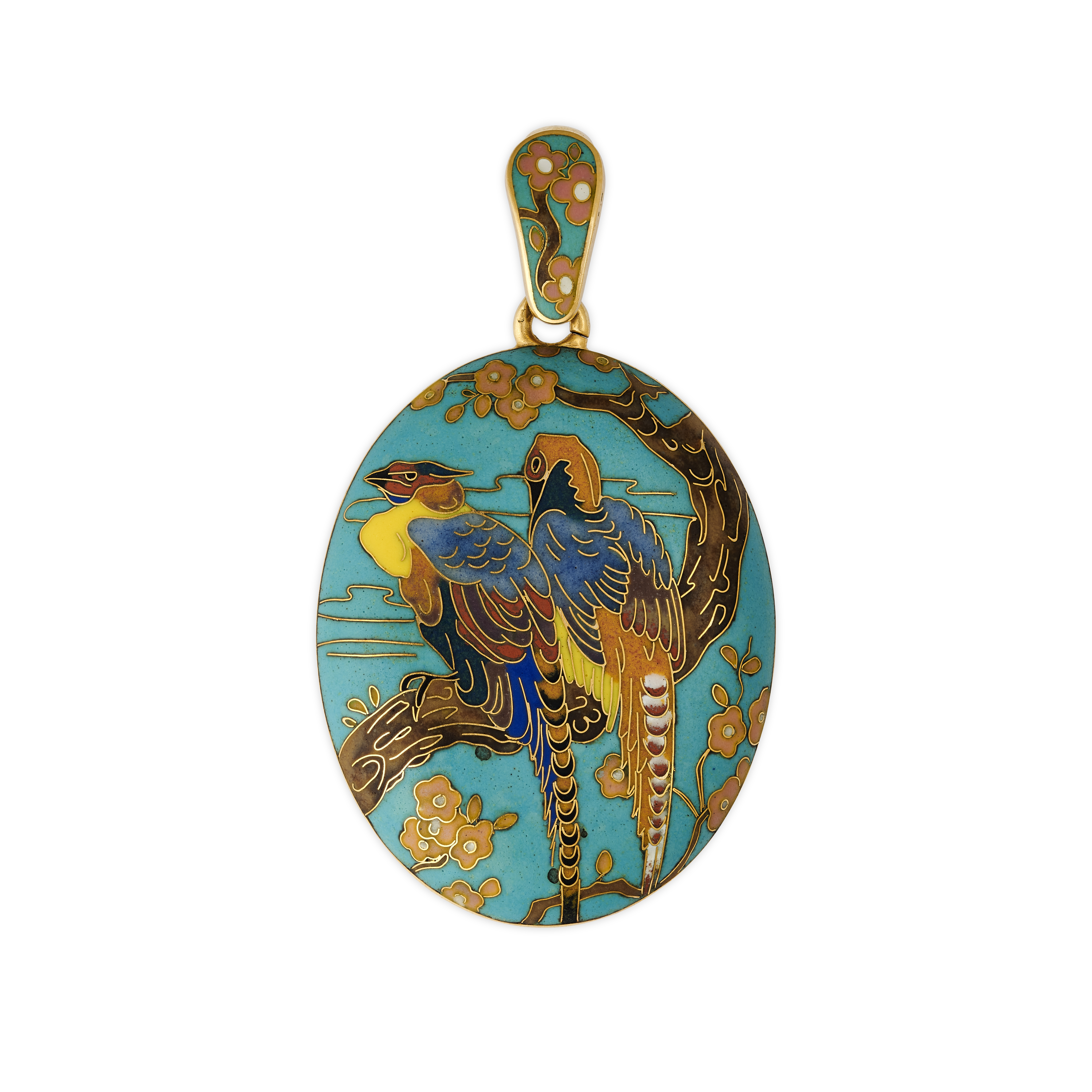 A locket in the Japanese taste by Alexis Falize